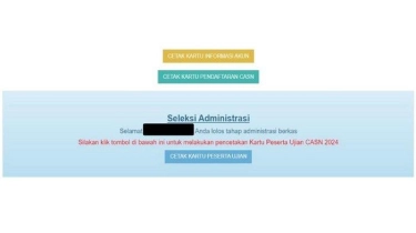 Cara Download Kartu Peserta Ujian CPNS 2024