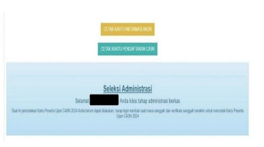 Tanda Lolos Seleksi Administrasi CPNS 2024, Begini Tampilannya di SSCASN