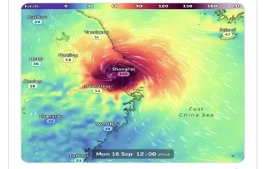 Badai Bebinca Hantam Shanghai, Ratusan Penerbangan Dibatalkan, Transportasi Darat dan Laut Lumpuh