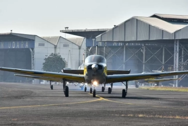 Terbang ke Pulau Dewata, Rajawali Flight Meriahkan Bali International Air Show 2024