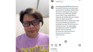 Armand Maulana Cerita Awal Mula 'Ditodong' The Changcuters Manggung Bareng di Surabaya