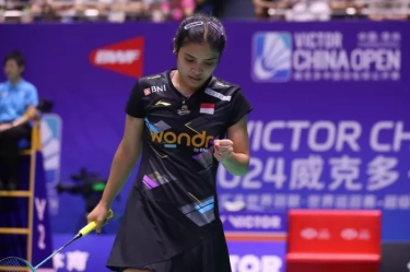 Angkat Koper dari China Open 2024, Gregoria Merasa Tertampar usai Dihajar Tunggal Putri Nomor 43 Dunia