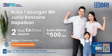 Buka Tabungan BRI Junio Rencana untuk Anak Bisa Dapat Hadiah Menarik dari BRI