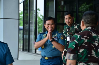 Bertemu Sekjen Kemhan, KSAL Bahas Penguatan Angkatan Laut