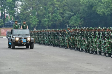 Pimpin Apel Kesiapan HUT ke-79 TNI, KSAL Minta Seluruh Prajurit Tunjukkan Bahwa Angkatan Laut Adalah Petarung