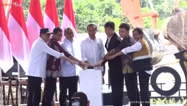 Jokowi Groundbreaking Proyek Investor Asal Tiongkok di IKN, Bakal Bangun Hotel hingga Pusat Perbelanjaan Senilai Rp 500 Miliar