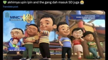 Viral di X Upin dan Ipin Masuk SD dan Akhirnya Punya Rambut, Bagaimana Faktanya?