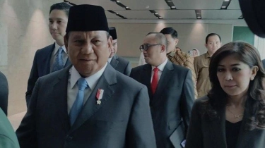 Bulan Depan jadi Presiden, Begini Sambutan Kedatangan Prabowo di DPR