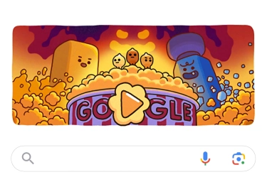 Jadi Google Doodle Hari Ini, Berikut Sejarah Popcorn Mini Game