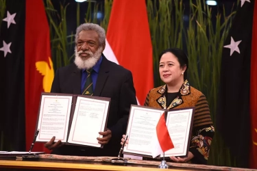 Jelang Lengser dari Ketua DPR, Puan Bertemu Ketua Parlemen Papua Nugini Bahas Solidaritas Melanesia