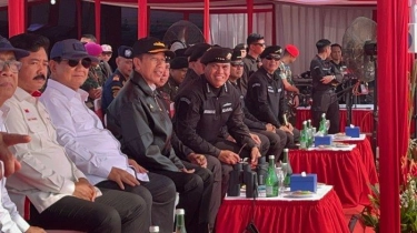 Saat Jokowi dan Prabowo Nonton Kekuatan Armada Tempur Laut Indonesia di Perairan Jakarta