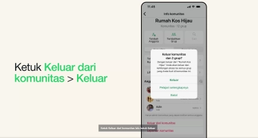 Begini Cara untuk Keluar dan Menghapus Komunitas di akun WA Sebagai Anggota, Cepat dan Praktis!