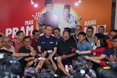 Cak Lontong sebut Pramono Anung dan Rano Karno 'Si Doel' Tidak Bersaing Popularitas