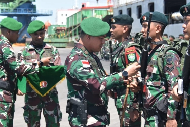 13 Bulan Laksanakan Tugas di Papua, Satgas Pamtas Yonif 111/Karma Bhakti Kembali ke Aceh