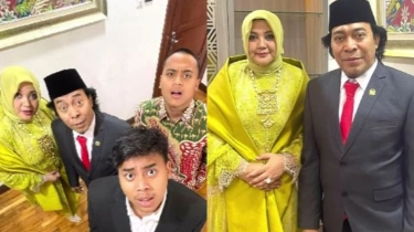 Dilantik Jadi Anggota DPD RI, Foto Keluarga Komeng Beda dari yang Lain