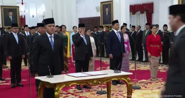 Mayor Teddy Resmi Dilantik Prabowo jadi Seskab di Istana Negara Jakarta Bareng 56 Wamen Kabinet Merah Putih