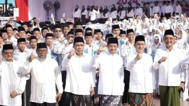 Pimpin Apel Hari Santri 2024, Menag Nasaruddin Umar: Santri Bisa Jadi Presiden