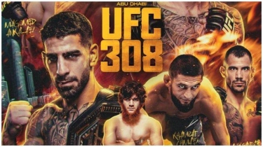 Jadwal UFC 308: Sabuk Juara Ilia Topuria Terancam, Robert Whittaker vs Khamzat Chimaev