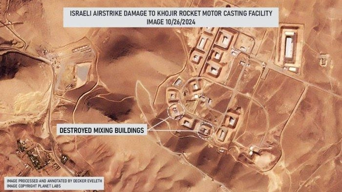 Peneliti Amerika: Foto Satelit Tunjukkan Israel Serang Gedung Bekas Uji Coba Nuklir dan Rudal Iran