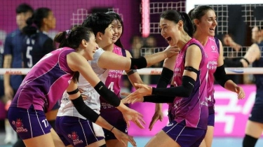 Hasil Liga Voli Putri Korea: Idola Megawati 5 Poin, AI Peppers Gilas Pink Spiders 23-25 Set Pertama