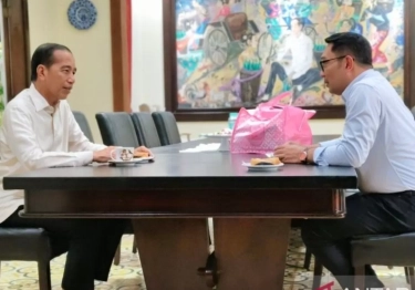 Calon Gubernur Jakarta Ridwan Kamil Temui Jokowi, Bahas Masa Depan Jakarta