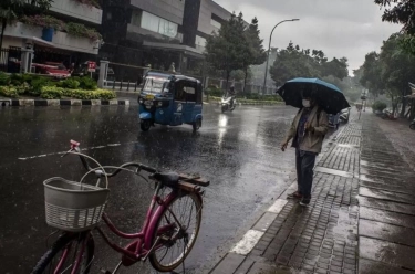 Sedia Payung, BMKG Prakirakan Potensi Hujan di Mayoritas Kota Hari Ini