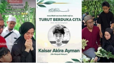 Merinding! Nasihat Wox Matta Band Saat Anaknya Dimakamkan: Aa yang Tenang Ya di Alam Kubur 