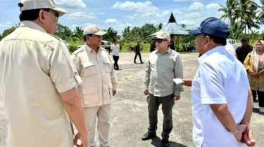 Ada Sosok Haji Isam saat Prabowo Kunjungi Proyek Cetak Sawah 1 Juta Hektare di Merauke