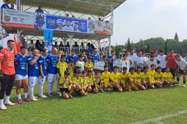 Fun Football Seejontor FC vs Persib Legend: Silaturahmi Hingga Bantu Pembinaan Pesepak Bola Usia Muda