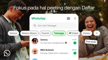 WhatsApp Kenalkan Fitur Baru Custom List untuk Chatting, Buat Apa Sih Fungsinya?