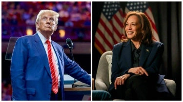 Survei Terbaru Elektabilitas Donald Trump dan Kamala Harris Jelang Pemilihan Presiden AS