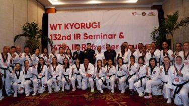 Diikuti 35 Negara, Ketua Umum PBTI Richard Tampubolon Buka Seminar Wasit Internasional Taekwondo