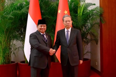 Tak hanya ke PM Li Qiang, Presiden Prabowo Juga Tegaskan Peningkatan Kerja Sama Indonesia-Tiongkok saat Bertemu Ketua NPC