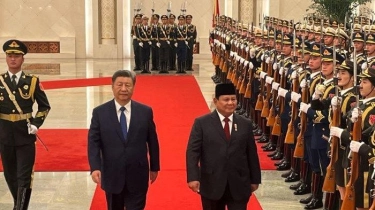 Bertemu Presiden Xi Jinping, Prabowo Disambut Upacara Kenegaraan