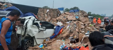 Alami Trauma, Sopir Truk yang Sebabkan Kecelakaan Beruntun Belum Bisa Diperiksa Polisi