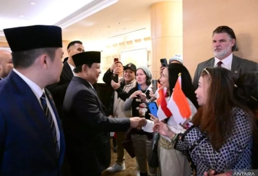 Warga Diaspora Indonesia di AS Sambut Hangat Kedatangan Presiden Prabowo di Washington DC