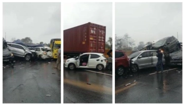 15 Kendaraan Terlibat dalam Kecelakaan Maut di Tol Purbaleunyi, Ada Truk Kardus Timpa 2 Mobil