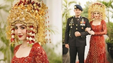 Resmi Dinikahi Drajad Djumantara, Febby Rastanty Lakukan Tarian Pagar Pengantin