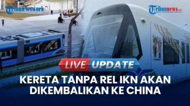 VIDEO Kereta Otonom Tanpa Rel di IKN Bakal Dikembalikan ke China, Ternyata Rem Bermasalah