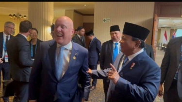 Canda Presiden Prabowo-PM Selandia Baru saat Sapa Wartawan Seusai Pertemuan Bilateral di Peru