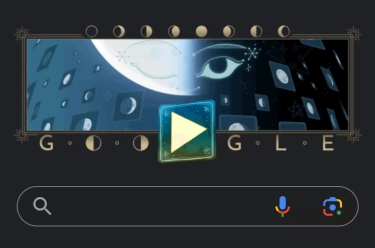 Google Doodle Art 21 November Angkat Tema Half Moon Serta Hadirkan Game Edukatif, Begini Cara Mainnya