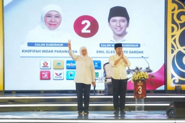 Khofifah-Emil Diprediksi Menangi Pilgub Jatim dengan Elektabilitas hingga 70,6%