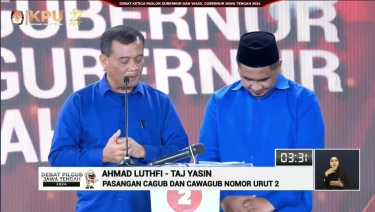 Tutup Sesi Debat Pilkada Jateng 2024, Ahmad Luthfi: Saya Ingin Menjadi Jenderal Hoegeng, Bukan Sambo