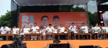 Maruarar Sirait di Kampanye Akbar RIDO: Kita Lihat Siapa Kuat, Prabowo-Jokowi atau Anies-PDIP