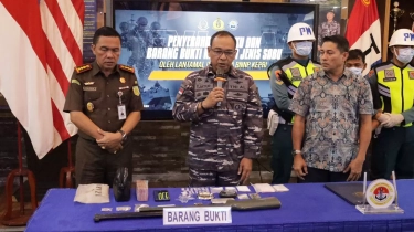 Sempat Kejar-Kejaran di Laut Hingga Beri Tembakan Peringatan, Prajurit Lantamal Batam Gagalkan Penyelundupan Sabu-Sabu di Kepri   