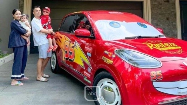 Rayyanza Dapat Mobil 'Lightning McQueen', Raffi Ahmad Sebut Bukan Barang Baru, Hanya  Ubah Stiker