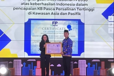 Capai Persentase KBPP Tertinggi se-Asia Pasifik, Kemendukbangga Terima Penghargaan Internasional