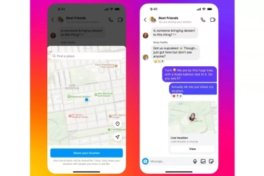 Seperti WhatsApp, DM Instagram Sekarang Bisa Share Live Location