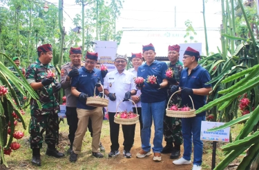 Tingkatkan Produktivitas Buah Naga Hingga 100 Persen, Bupati Sugirah Sambut Baik Program Agrosolution