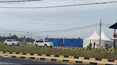 Kunker di Karawang, Prabowo Naik Mobil Maung Garuda saat Datangi Tambak Ikan Nila Salin